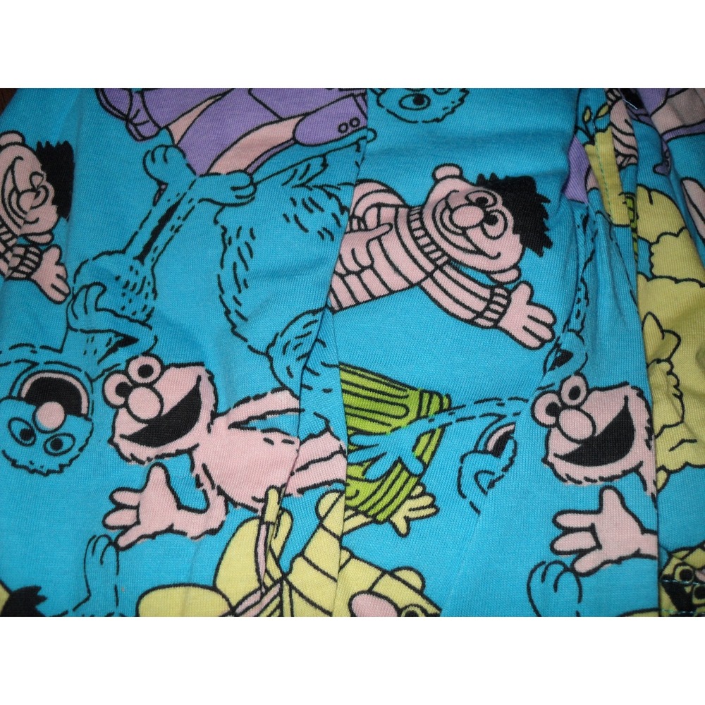 Sesame Street Boxer Briefs All Over Print Pastel Cartoon Underwear Large